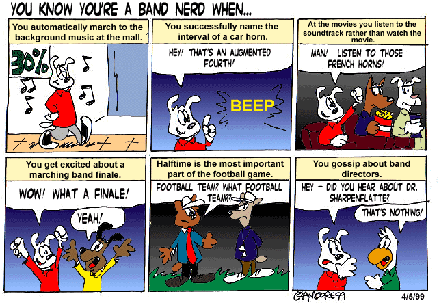 You Know You’re a Band Nerd When…