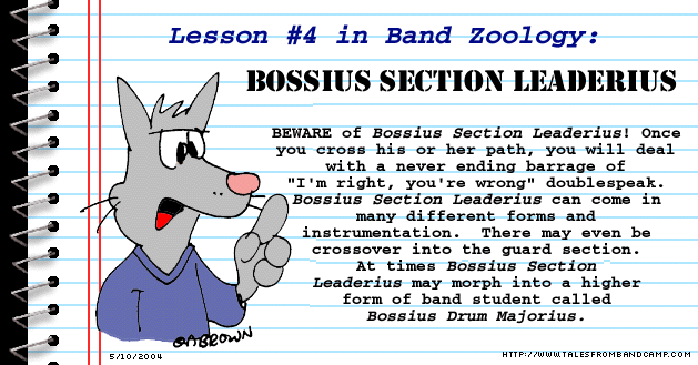 Bossius Section Leaderius (Band Zoology #4)