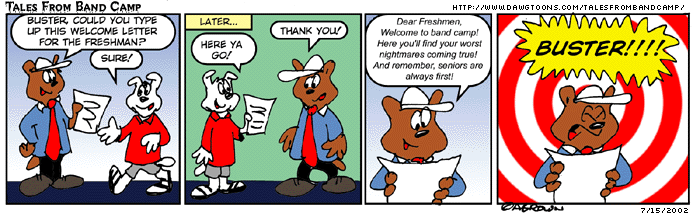 Freshman Welcome Letter