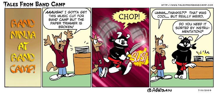 Band Ninja at Band Camp